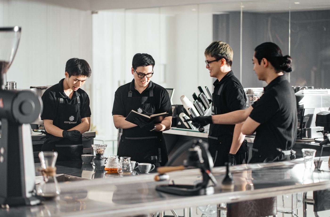 Barista team briefing